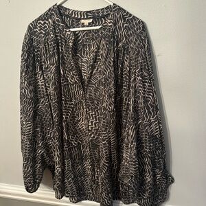EUC Pilcro/Anthropologie top XL